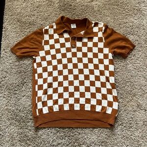 Urban Outfitters Checkered Polo